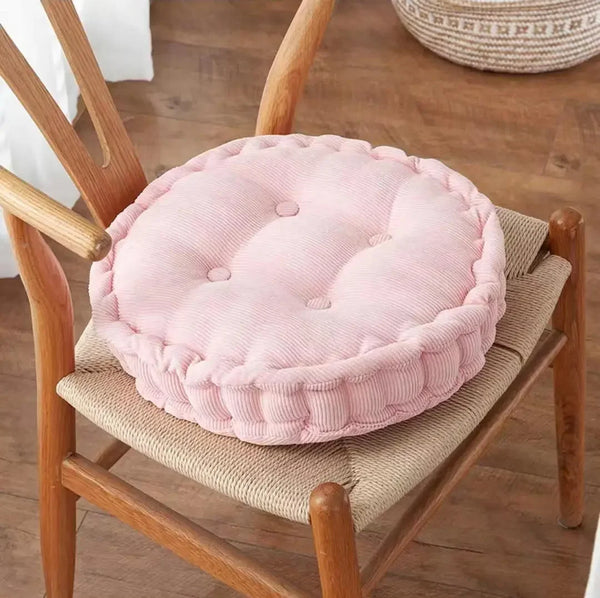 Galette de Chaise Ronde 45 cm Rose