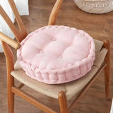 Galette de Chaise Ronde 45 cm Rose