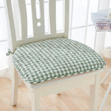 Galette de Chaise 50x50 Vichy vert