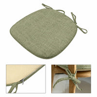Galette de Chaise Trapèze Verte sauge