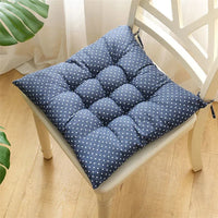 Galette de Chaise 30x30 bleue
