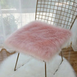 Galette de Chaise 40x40 en Fourrure
