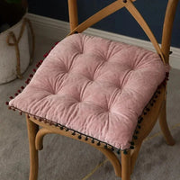 Galette de Chaise 40x40 en Velours
