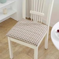 Galette de Chaise 50x50 Vichy beige