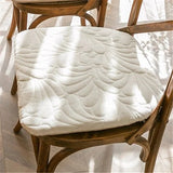 Galette de Chaise Blanche Forme de U