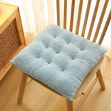 Galette de Chaise Bleue Peluche