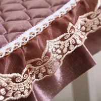 Galette de Chaise Capitonnée avec Volant