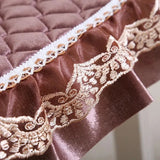 Galette de Chaise Capitonnée avec Volant