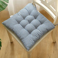 Galette de Chaise Carré Rayée