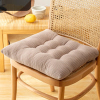 Galette de Chaise Carré quadrillée