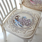 Galette de Chaise Déhoussable fleurs