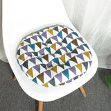 Galette de Chaise imprimé Géométrique coloré