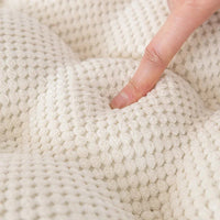 Galette de Chaise Épaisse Blanche