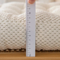 Galette de Chaise Épaisse Blanche