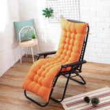 Galette de Chaise Rectangulaire Orange