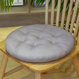 Galette de Chaise Ronde 40 cm Grise