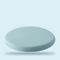 Galette de Chaise Ronde bleu à Mémoire de forme