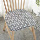 Galette de Chaise Scandinave Chevrons