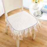 Lot de 2 Galette de Chaise avec Volant