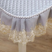 Lot de 2 Galette de Chaise avec Volant