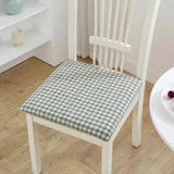 Galette de Chaise 50x50 Vichy vert
