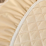 Galette de Chaise Beige dentelle